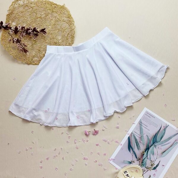 

Plain Cover Up Skirt, White