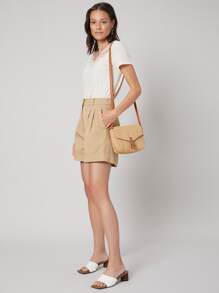 SHEIN Body estilo camiseta regular - Beis - Ver 3