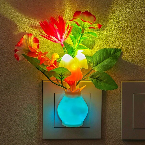 

Flower Shaped Night Light, Multicolor