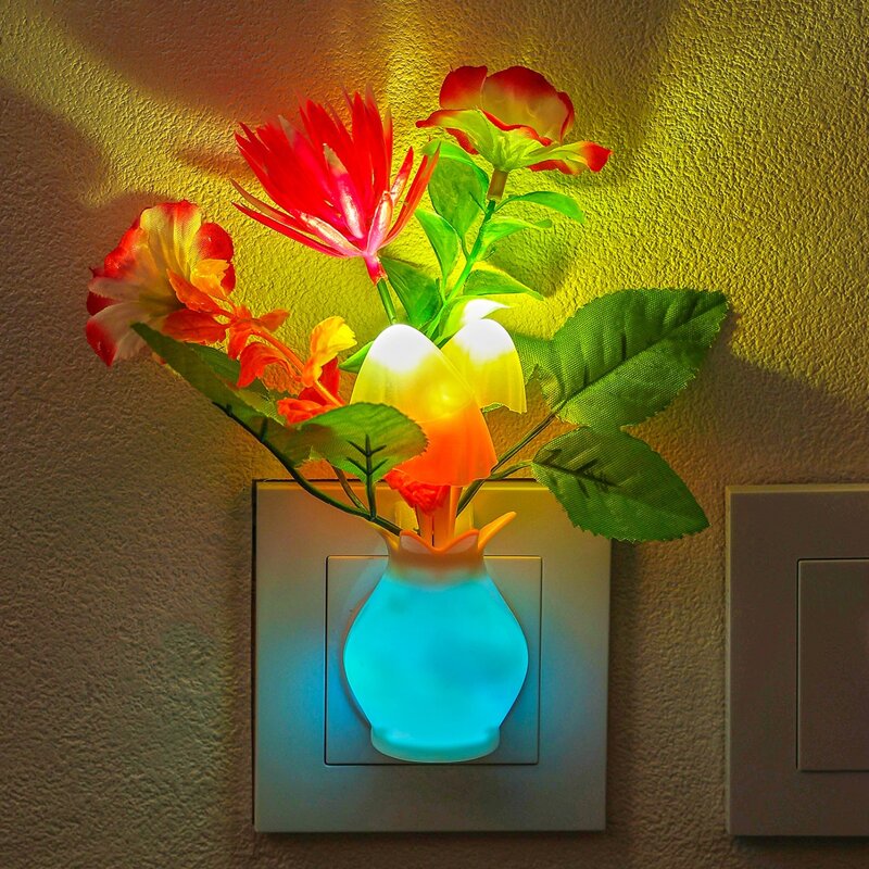 

Flower Shaped Night Light, Multicolor