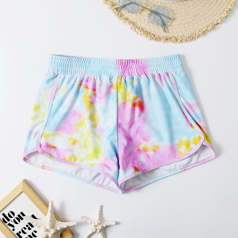 

Tie Dye Bikini Shorts, Multicolor