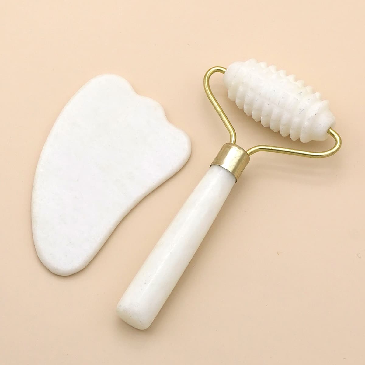 

1pc Massage Roller & 1pc Massage Board, White