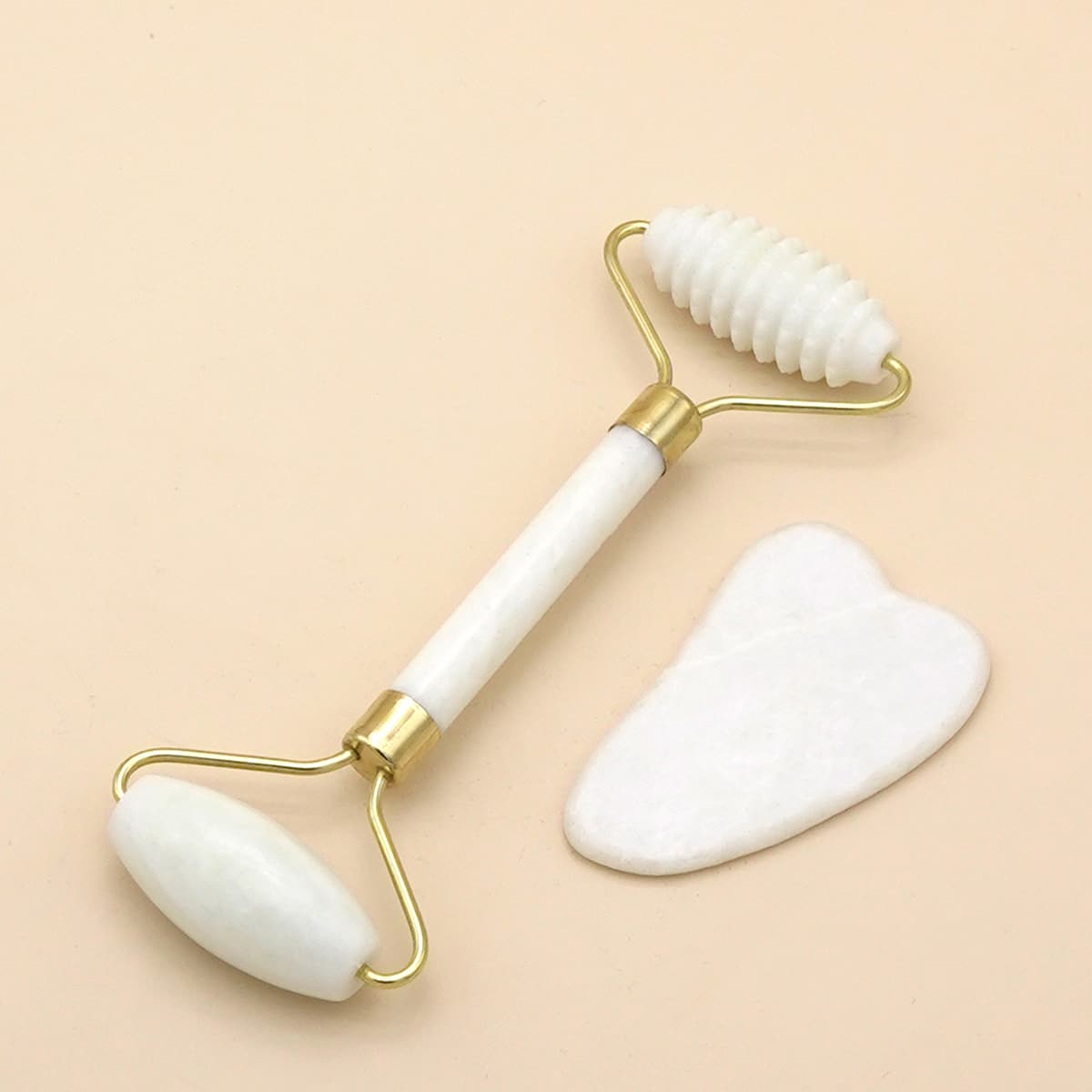 

1pc Massage Roller & 1pc Massage Board, White