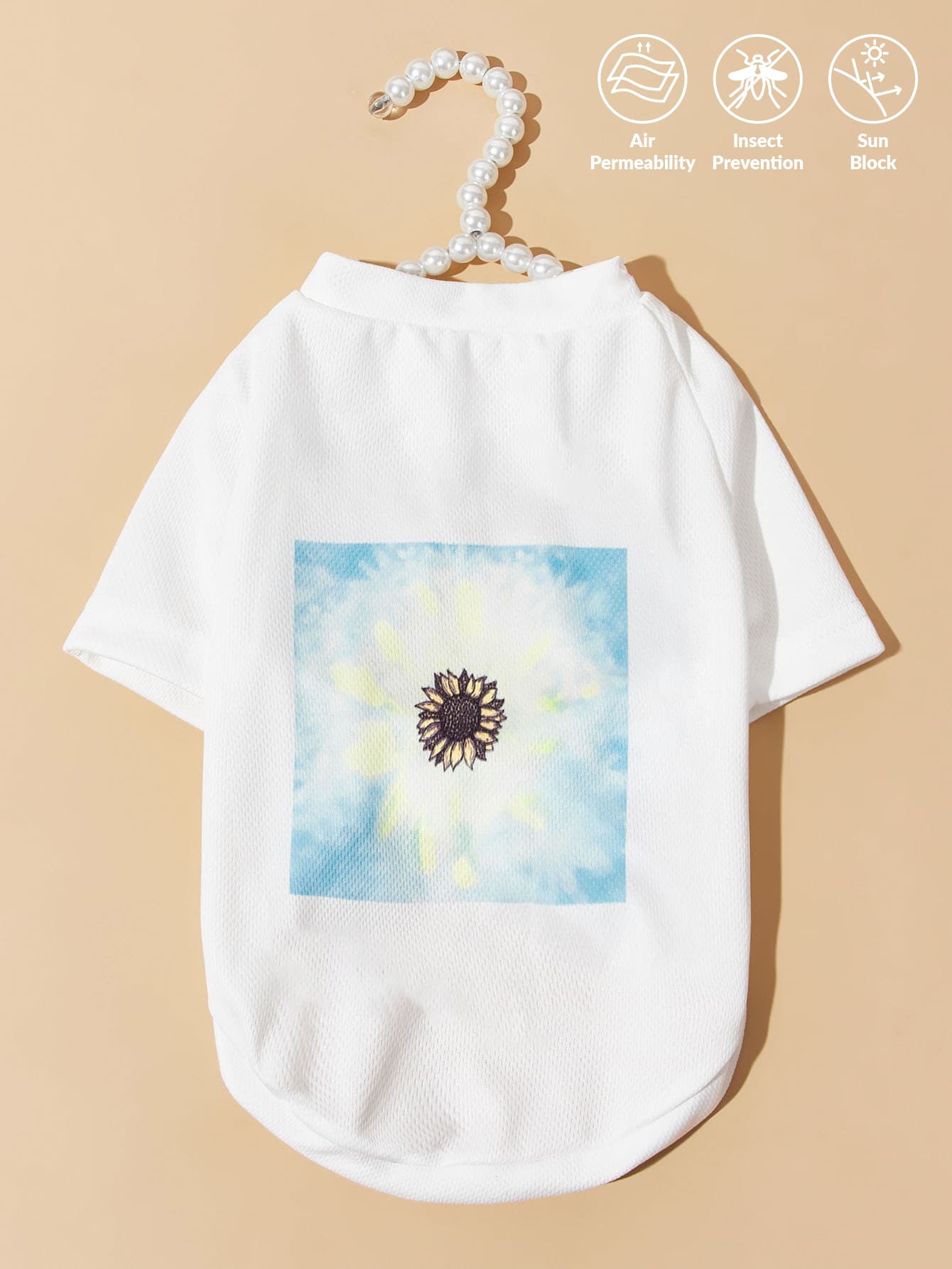 Tie Dye Pattern Pet Tee