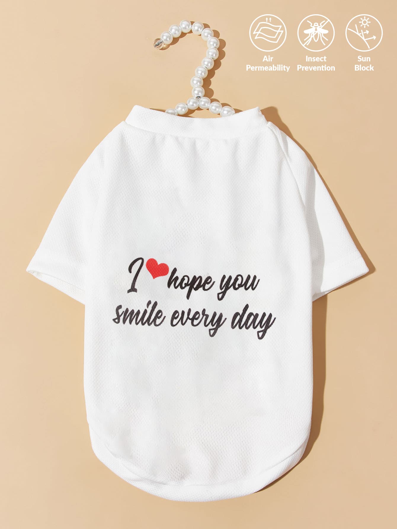 Slogan Graphic Pet Tee