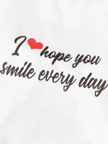 PETSIN Slogan Graphic Pet Tee - White - View 5