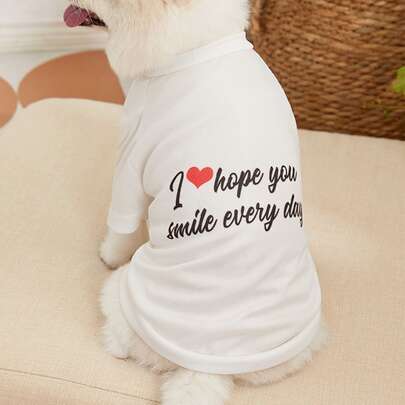 PETSIN Slogan Graphic Pet Tee