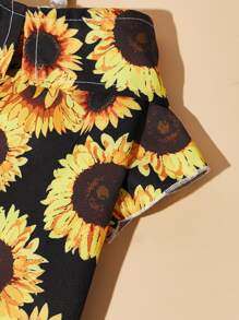 PETSIN Sunflower Print Pet Shirt - Multicolor - View 6