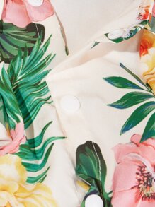 PETSIN Flower Print Pet Shirt - Multicolor - View 6