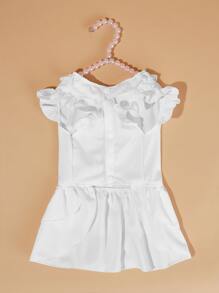 1 Pieza Falda De Encaje Blanca Para Mascotas Adecuado Para Gatos Y Perros