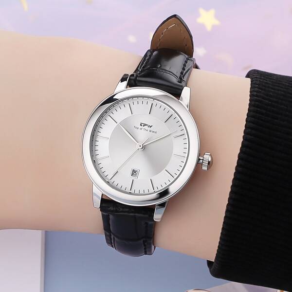 

Round Pointer Date Quartz Watch