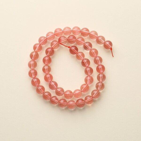 

8MM Bead DIY Jewelry Accessory, Coral pink