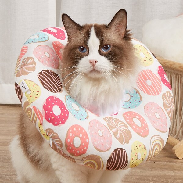 

Donuts Print Pet Recovery Collar, Multicolor