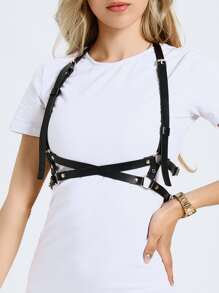 1pc Harness Belt - Black - View 1