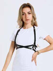 1pc Harness Belt - Black - View 2