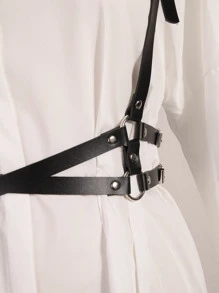 1pc Harness Belt - Black - View 5