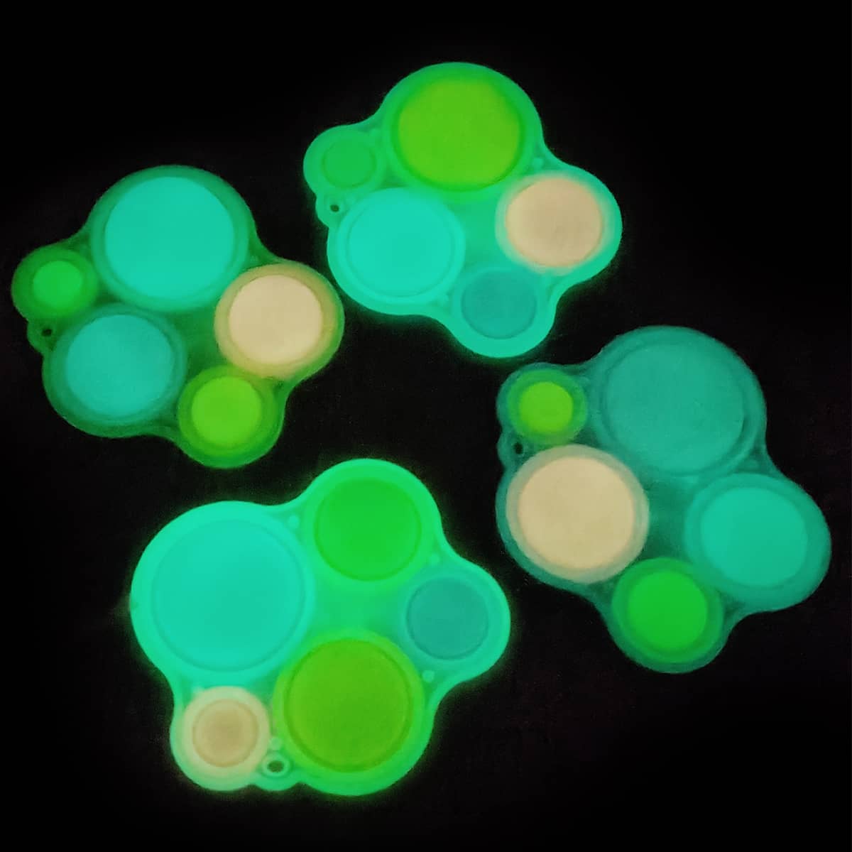 

1pc Random Luminous Stress Relief Bubble Toy, Multicolor