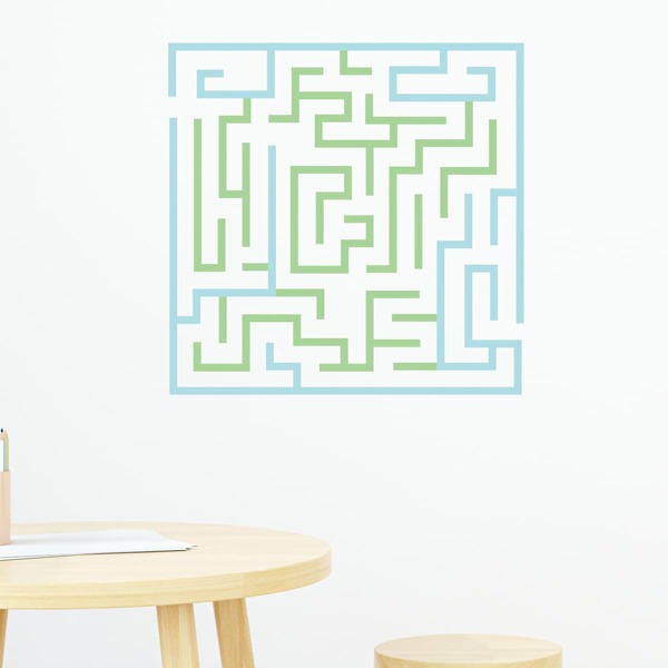

Kids Maze Print Wall Sticker, Multicolor