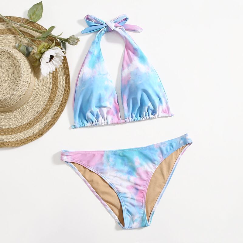 

Tie Dye Bikini Swimsuit, Multicolor