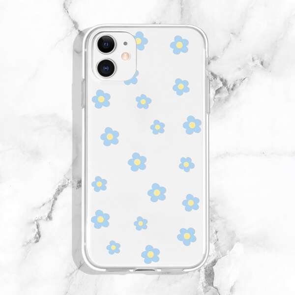 

Calico Print Phone Case, Clear