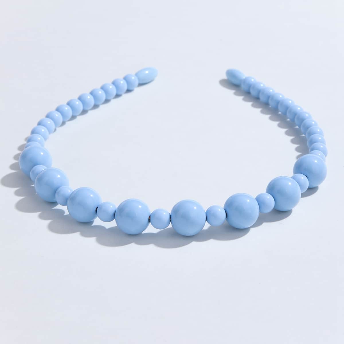 

Round Beaded Headband, Blue