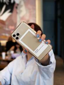 Funda transparente para teléfono con gráfico de letras compatible con iPhone15/15Plus/15Pro/15Promax - transparente - Ver 2