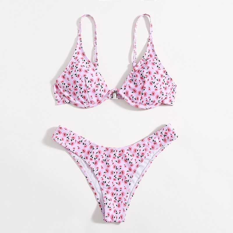 

Ditsy Floral Bikini Swimsuit, Multicolor