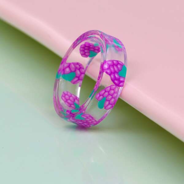 

Girls Fruit Decor Ring, Multicolor