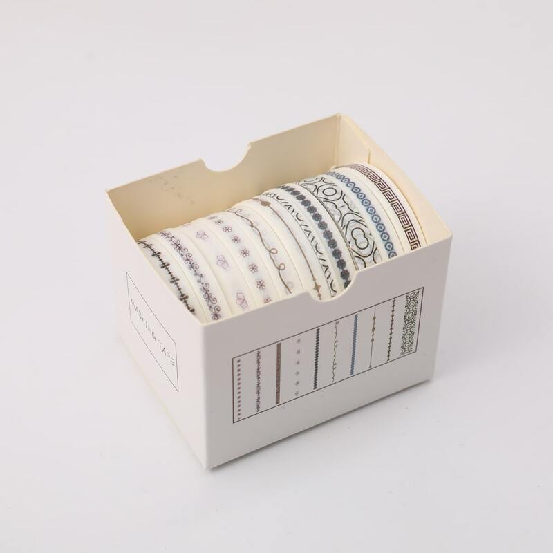 

10rolls Random Pattern Washi Tape, Multicolor
