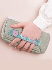 1pc Cartoon Design Random Pencil Bag - Multicolor - View 3