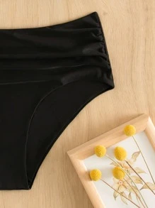 SHEIN Swim Summer Beach Marble Print Tankini Set Flowy Cami Top & High Waisted Bottom 2 Piece Bathing Suit - Multicolor - View 6