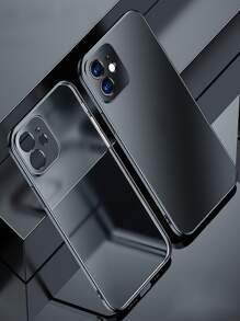 Clear Phone Case - Black - View 2