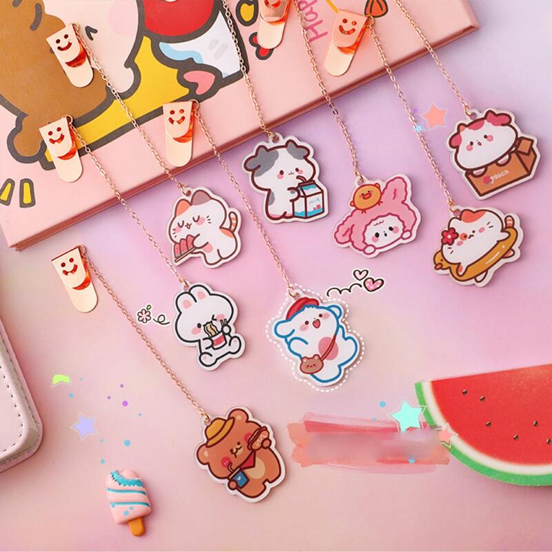 

1pc Random Cartoon Bookmark, Multicolor