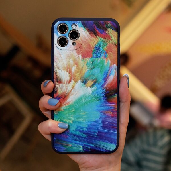 

Colorblock Phone Case, Multicolor