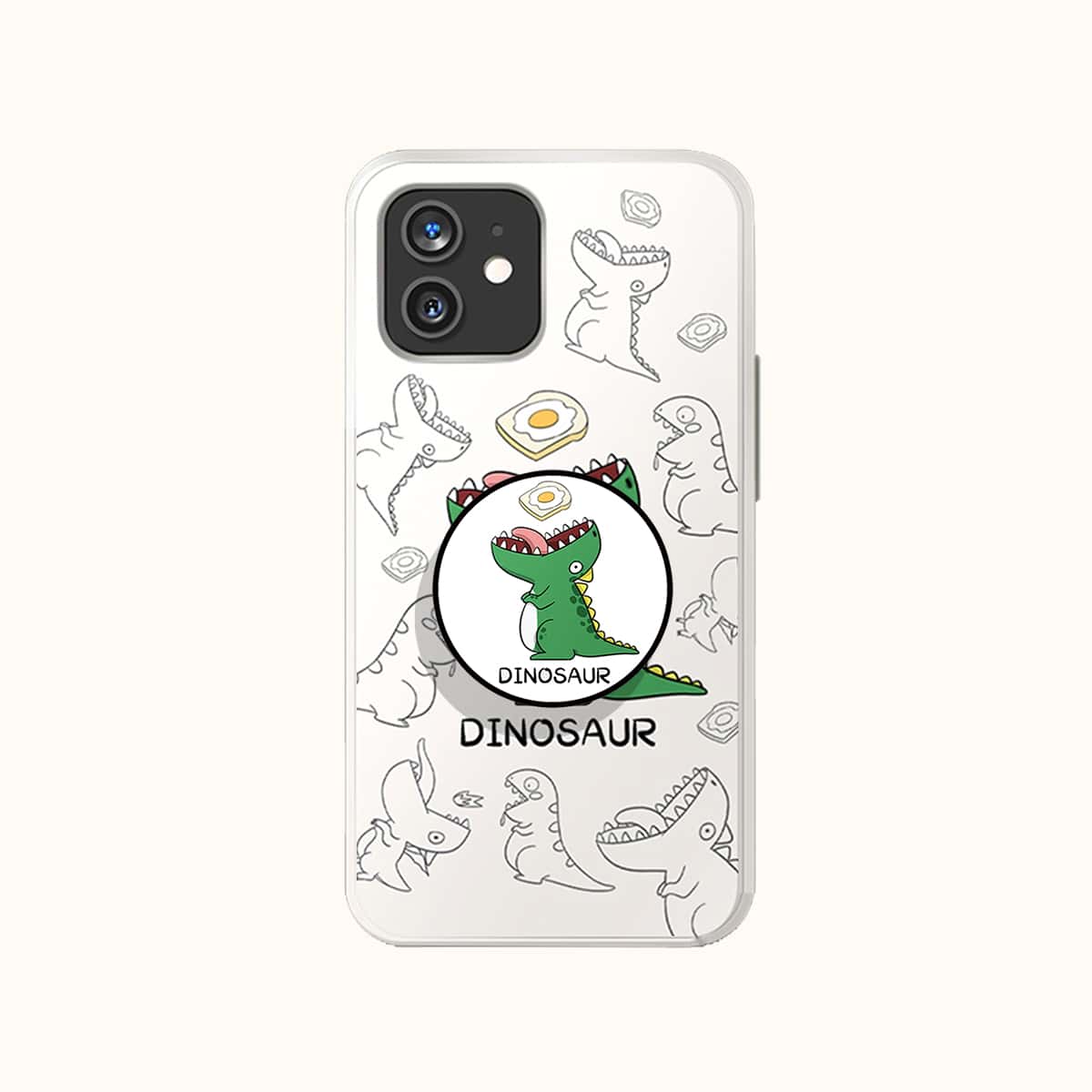 

Cartoon Dinosaur Phone Case, Multicolor