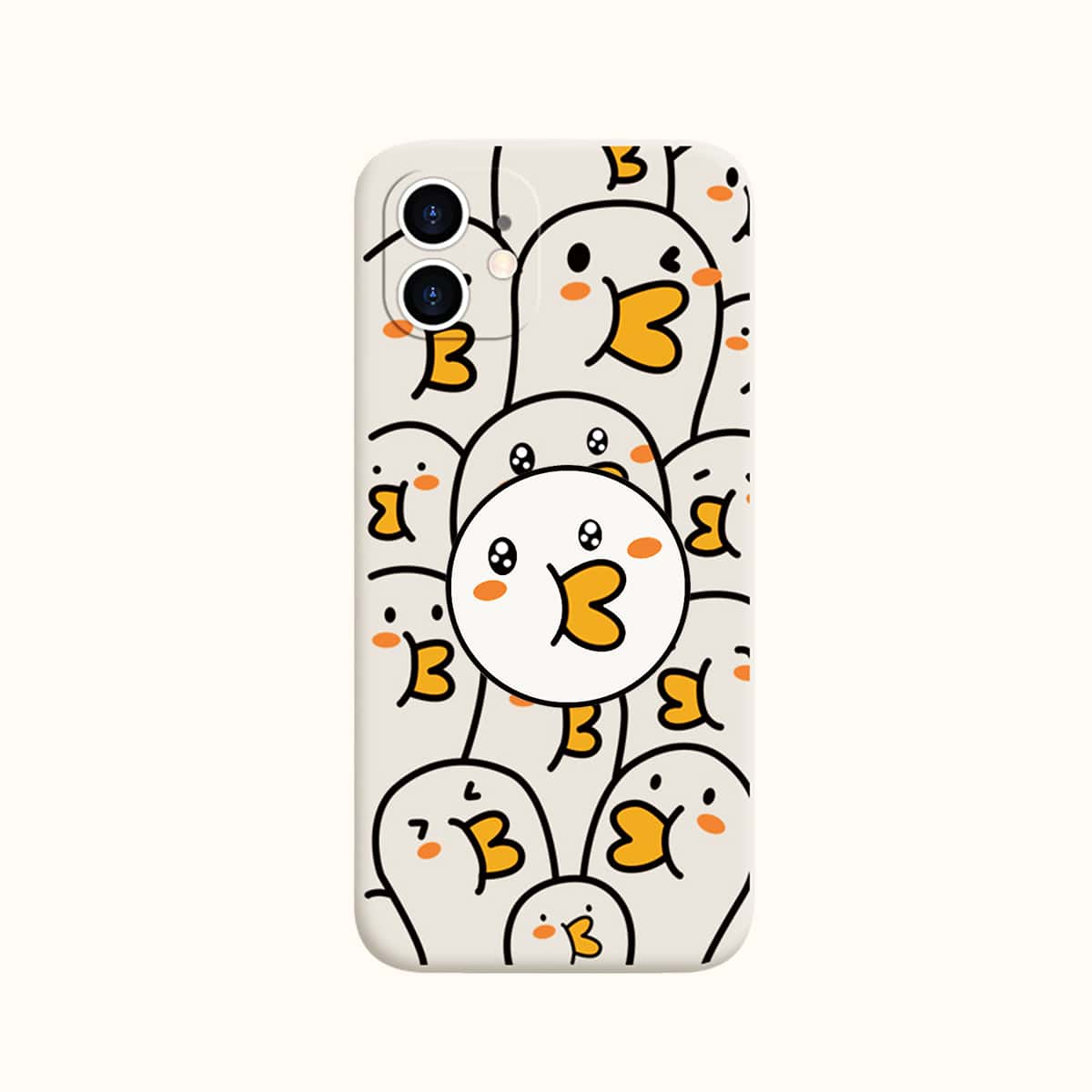 

Cartoon Print Phone Case, Multicolor