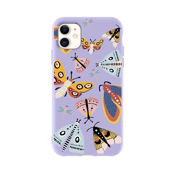 

Butterfly Print Phone Case, Multicolor