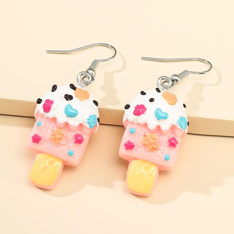 

Ice Cream Drop Earrings, Multicolor