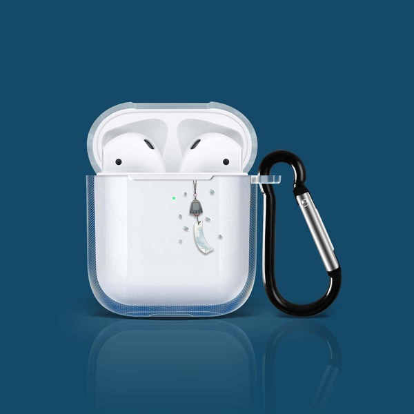 

Прозрачный чехол для Airpods с узором "ветряные колокольчики