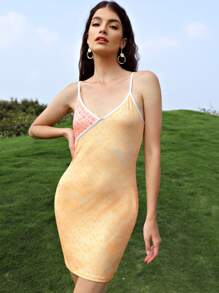 SHEIN Clasi Đầm Họa tiết hoa Boho - Nhiều màu - Xem 1