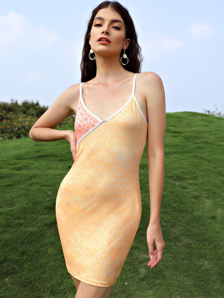 SHEIN Clasi Đầm Họa tiết hoa Boho - Nhiều màu - Xem 1