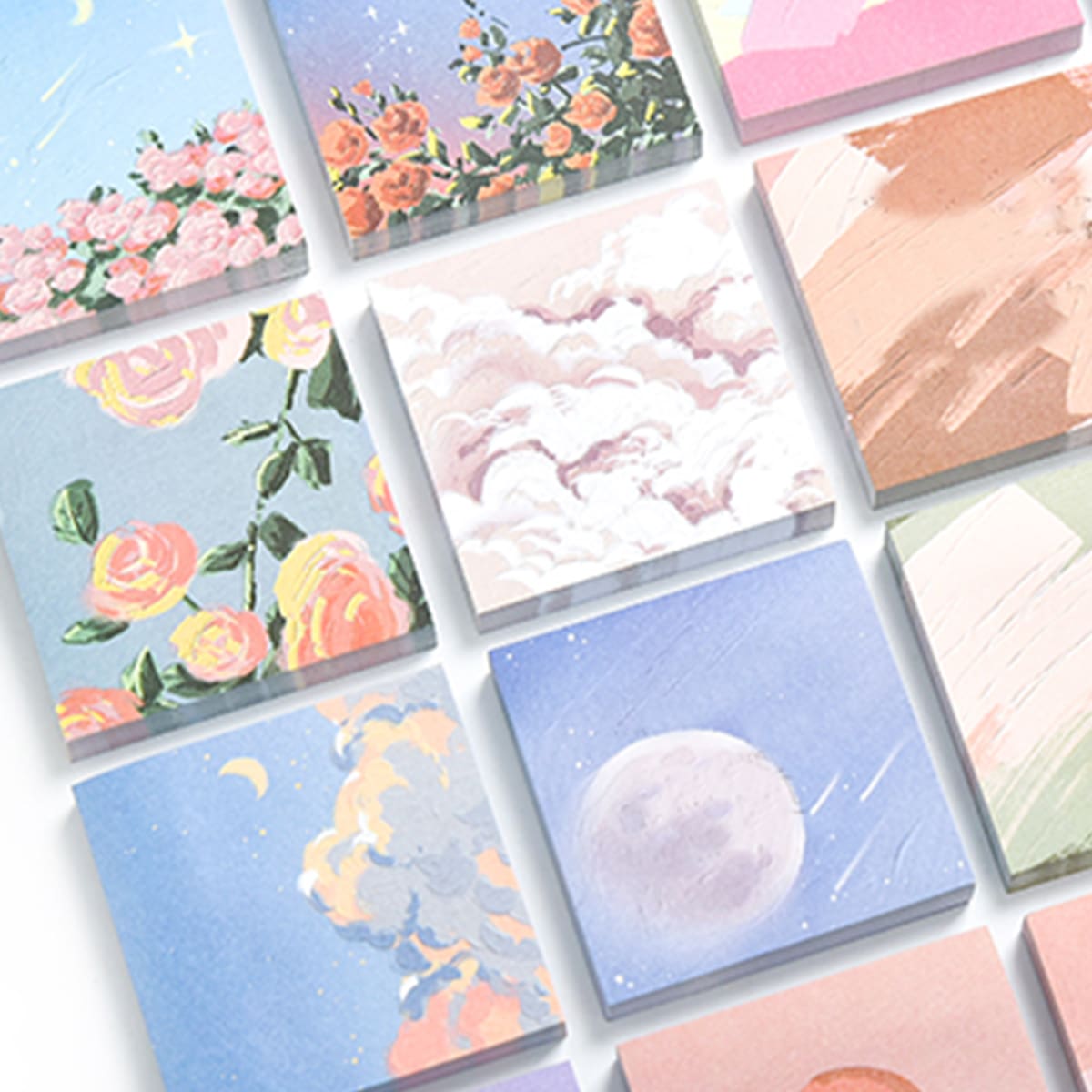 

1pc Random Pattern Sticky Note, Multicolor
