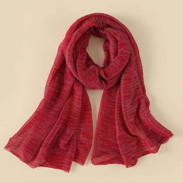

1pc Simple Scarf, Red