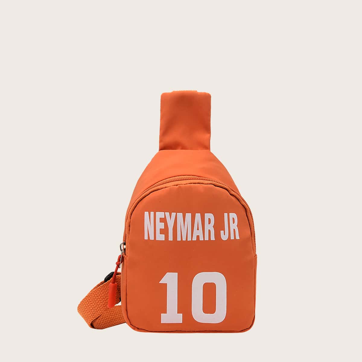 

Letter Graphic Sling Bag, Orange