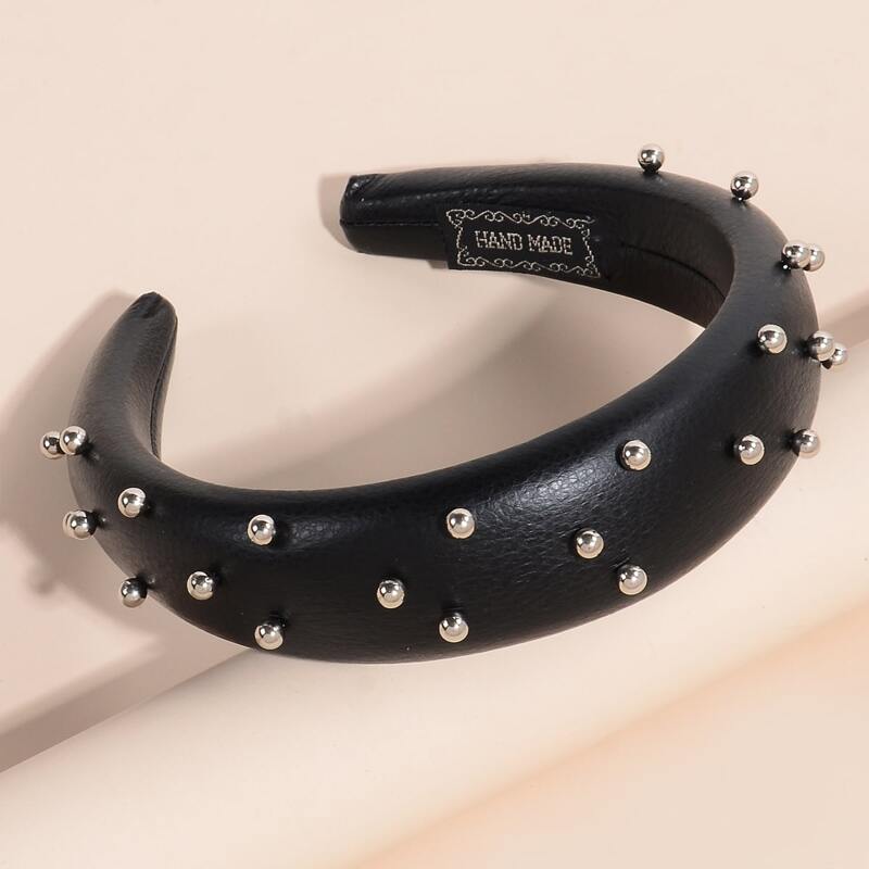 

1pc Minimalist Hair Hoop, Black