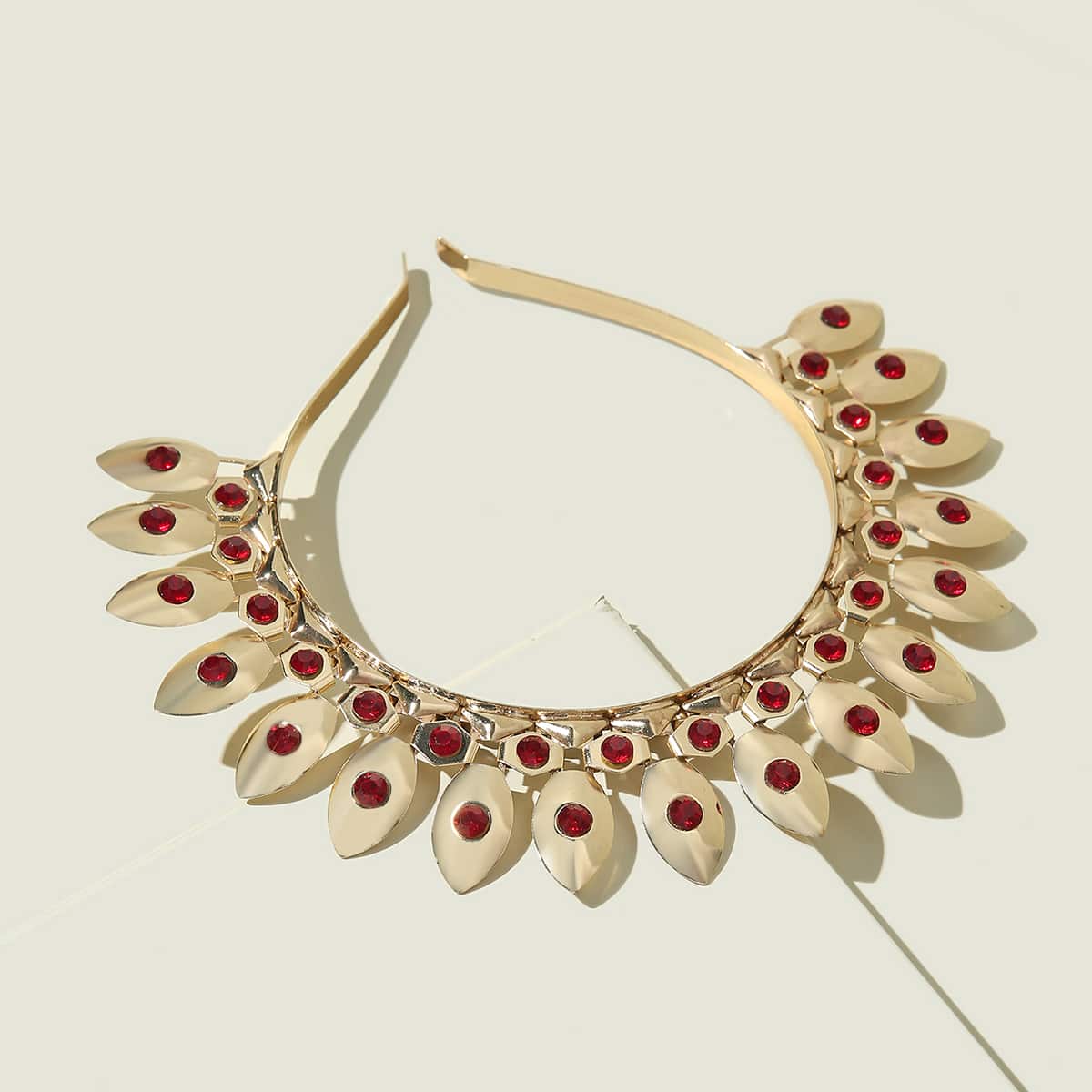 

1pc Rhinestone Headband, Gold