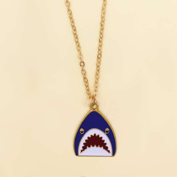 

Cartoon Animal Charm Necklace, Multicolor