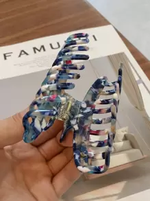 Grampo de Cabelo com Ácido Acético para Uso Diário para Penteados de Meninas, Grampos de Cabelo Casuais Y2k, Grampos de Cabelo, Presilha de Cabelo, Pinça de Cabelo, Clipe de Cabelo, Acessório de Cabelo, Material Escolar, Faculdade