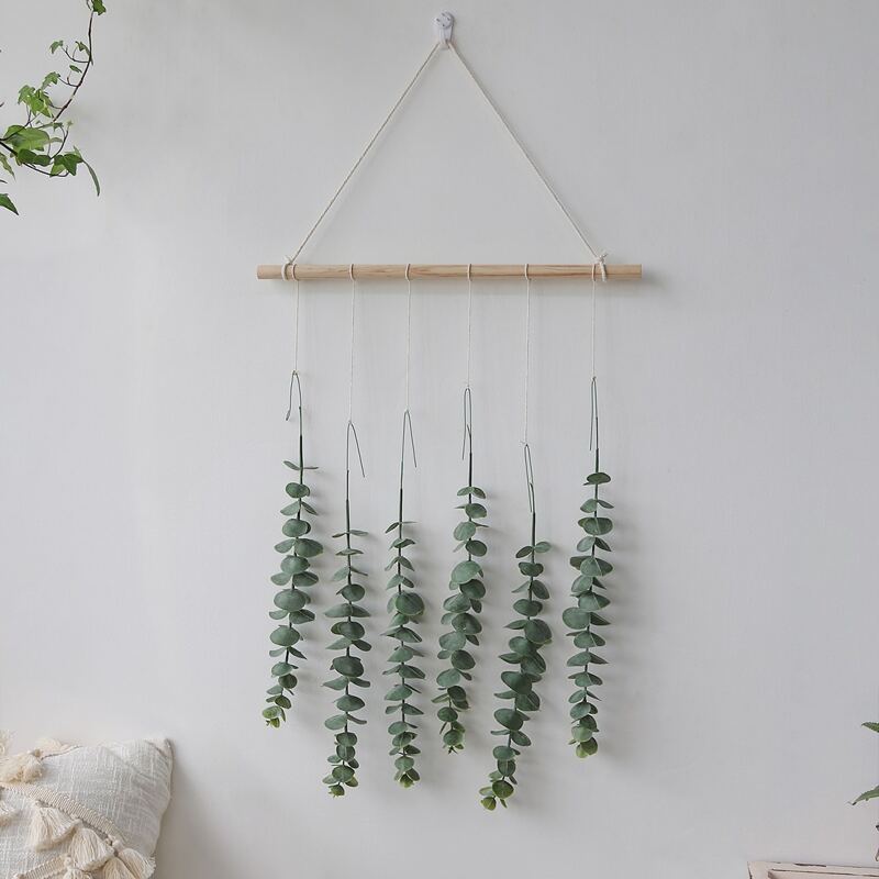 

1pc DIY Artificial Leaf Wall Hanging, Green