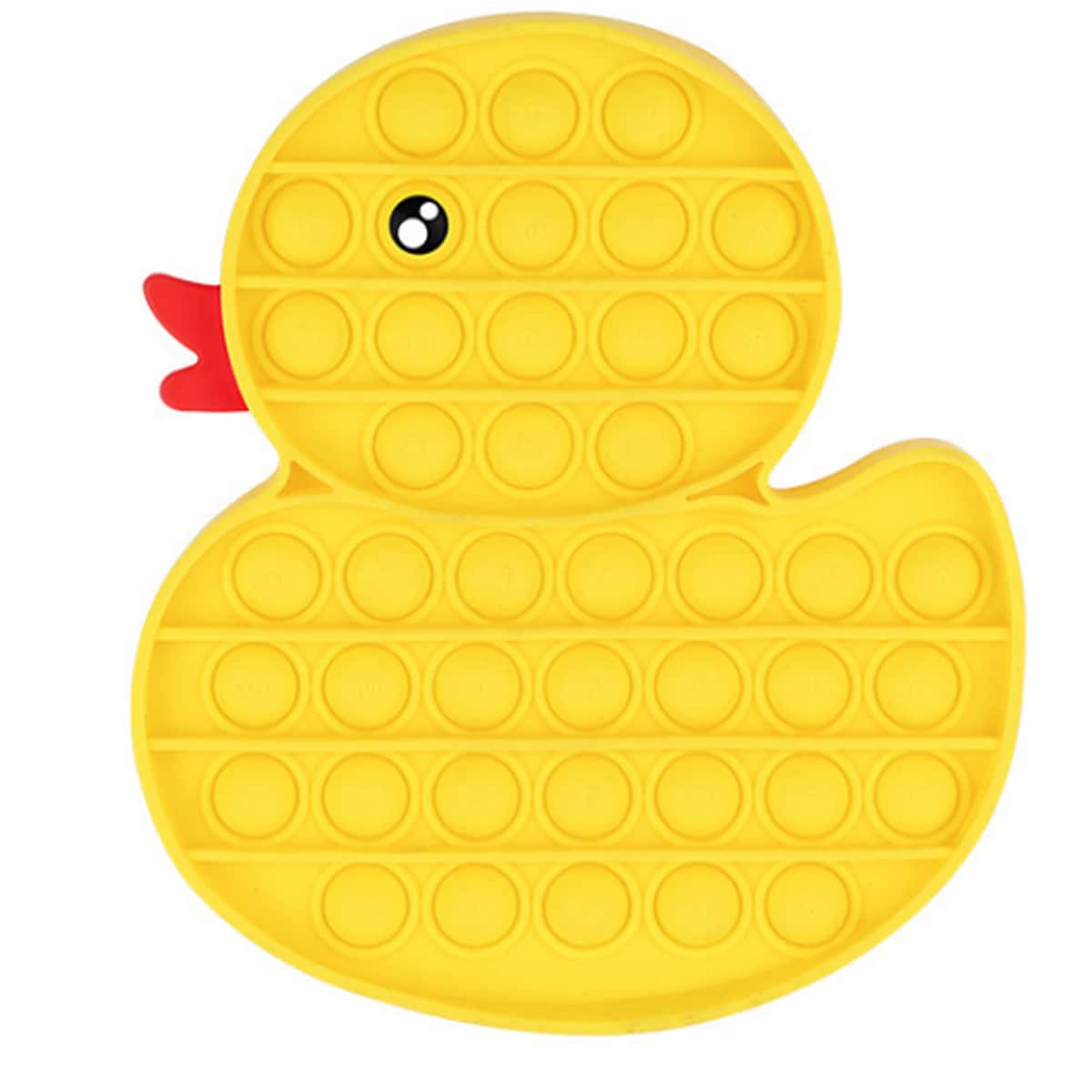 

1pc Duck Stress Relief Bubble Toy, Multicolor